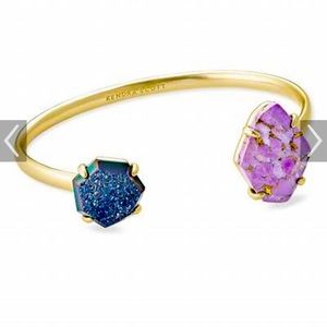 Kendra Scott Cynthia open cuff in purple mix